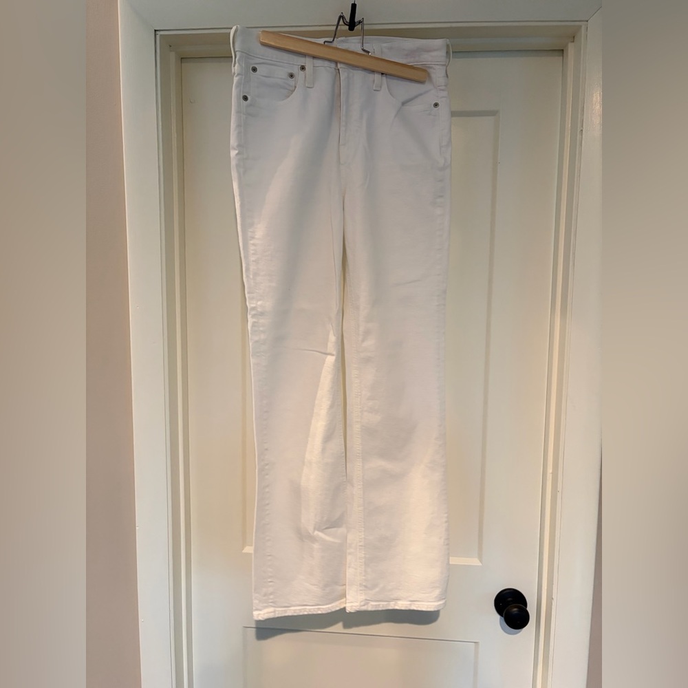J. Crew White Straight-Leg Women's Jeans